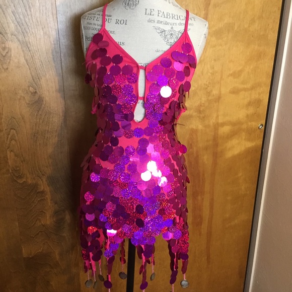 Dolls Kill Dresses & Skirts - Mermaid fairy festival fave sequin iridescent